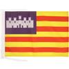 AZ FLAG Bandiera Isole Baleari 45x30 cm Poliestere 100D Cordini | Uso interno ed esterno bandiera decorativa delle Isole Baleari doppie cuciture e bordi rinforzati