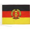 AZ FLAG Bandiera Germania Est 45x30 cm - Bandierina Repubblica Democratica Tedesca - Rda 30x45 cm Cordicelle
