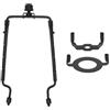 Besttoolifes Paralume regolabile da 20,3 cm, supporto per arpa in metallo per lampade da tavolo e da terra, compatibile con portalampada E26/E27/E14 (nero)