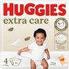 Huggies Extra Care, 66 Pannolini Taglia 4 (7-18 Kg), Pacco Scorta