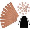 FUNFANG Clarinetto Pad e sughero, Clarinetto collo Joint Cork e Pad Set 10 pezzi di Clarinetto Neck Joint Cork 17 Pezzi Clarinetto Pad per Clarinetto Sib