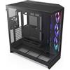 NZXT H9 Flow RGB - Case PC ATX a Doppia Camera - Nero