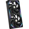 NZXT F240X - Ventola Performance RGB PWM Monoscocca 240mm - Nero