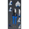 BGS 74441 | Modulo per carrelli portautensili 1/3: set di cesoie multifunzionali/e tronchesi | per tubi in plastica | 8 pz.