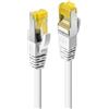 Lindy - Cavo patch - RJ-45 (M) - RJ-45 (M) - 15,0m - SFTP, PiMF - Cavo grezzo Cat.7 - liscio, senza alogeni - bianco (47329)