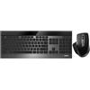 RAPOO Set tastiera/mouse RAPOO 9900M multimodale senza fili nero