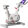 KUBIsport Cyclette trainer magnetico BC91K senza fili, autosufficiente dal punto di vista energetico con bluetooth bianco