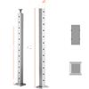 OEM Paletto per ringhiera a cavi VEVOR, in acciaio inox resistente, preforato per una facile installazione, tipo J