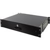 LogiLink Professional SF164B Cassetto rack LogiLink da 19", 2 U, con serratura, nero