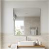 Kiamami Valentina Specchio semplice 120x110 bagno filo lucido moderno