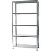 GRIMA - SCAFFALE in metallo ZINCATO 100 X 40 X 187h Portata 400 Kg