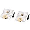 Axppin Rullo porta scorrevole 2 Set Mobili Scorrevole Rulli per Ante Scorrevoli per Armadio, Armadio, Finestra, Porte Scorrevoli
