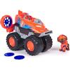 Paw Patrol, Rescue Wheels, Hovercraft di Zuma, Veicolo Giocattolo, 3+ Anni | Pneumatici Giganti, 2 Proiettili, Vano Di Stiva, Lanciamissili, Personaggio Zuma, Divisa Aggiornata, Casco e Zaino