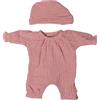 Miniland - Vestiti per Bambola da 32 cm, Accessorio di Abbigliamento per Bambole, Pigiama con Cappello (Rosa)
