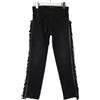 Messagerie Patrizio Piscaglia Rosetta Jeans Donna W27 Denim Nero Con Accessori