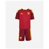 Adidas Minikit As Roma Home 26-27 Jr - Abbigliamento Calcio Ufficiale - Rosso