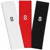 namensbaender.de GmbH Etichette tessute con numero 8 quantità di etichette formato 50 pezzi/7,90 €, combinazioni di colore bianco - grigio