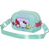 Hello Kitty Videogame-Borsa a Tracolla Bowling Lite, Turchese, 23 x 14 cm
