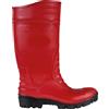 COFRA Tempest Red S5 Ci LG SR 43 Taglia 43 Stivali in PVC Rosso con Puntale e Lamina in Acciaio Termici Resistenti a Basse Temperature Antinfortunistici