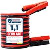 Melko Unbekannt melko® 2 x 4 m cavi di avviamento/Cavi 12/24 V 500 Amp, Rosso/Nero