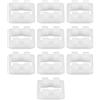 ECSiNG 10 pezzi di ricambio bianco per paraurti posteriore DYF500010 DYR500010 compatibile con Land Rover LR2 LR3 LR4 Sport 2005-2009