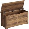 VASAGLE Cassapanca con 2 Cerniere di Sicurezza, 100 x 40 x 46 cm