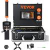 VEVOR Kit Telecamera Endoscopio Sonda Pixel 1000TVL Localizzatore per Ispezione di Fognatura Schermo LCD Colorata 7 Pollici, Telecamera Ispezione Sonda Cavo da 20m per Tubi Angolazione Visiva 130°