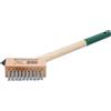 BGS Do it yourself BGS DIY 50926 - Spazzola metallica per erbacce, manico corto, con graffi, 300 mm
