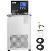 VEVOR Pompa di Circolazione/Raffreddamento da Laboratorio 6 L Raffreddatore a Bassa Temperatura, 900 W Schermo LCD Raffreddatore a Circolazione per Bagnomaria Realizzato in Acciaio Inossidabile 304