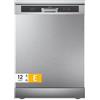 Midea Lavastoviglie Libera Installazione 12 Coperti 6 Programmi 60 cm Inox | Avvio Ritardato, Mezzo Carico, Cestello Regolabile, Asciugatura Extra, Blocco Bambini, 49 dB, Installazione Flessibile