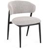 Bizzotto Sedia cassandra nero/grigio