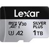 LEXAR Carte microSDXC Silver Plus UHS-1 1TB V30 R205/W150MB/s