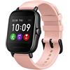 SITAFU Gofl Cinturino per Amazfit Bip, 20mm Bracciale di Ricambio in Silicone Sportivo per Amazfit GTR 42mm/Bip/Bip Lite/GTS - Morbido, Traspirante e Multicolore