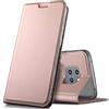 Verco Huawei Mate 20 Pro Cover, Custodia a Libro Pelle PU per Huawei Mate 20 Pro Case Booklet Protettiva [magnetica integrata], Rosa