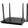 Boddceto Router Wireless 4G Router WiFi a 4 Antenne CPE 300M 2.4GHZ con Slot per Scheda SIM per Dormitorio in Affitto a Casa (Spina Europea)
