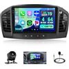 Hikity 4+64G 9 Autoradio per Opel Insignia 2008-2013 Buick Regal 2009-2013 | Incell Touchscreen Wireless Carplay Autoradio 2 DIN GPS Navi Bluetooth 5.0 WiFi FM/RDS Retrocamera EQ 4+64G