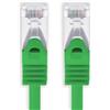 1aTTack.de® Cavo ethernet Gigabit categoria 7 con plug RJ45 categoria 6a (doppia schermatura), 500 MHz Verde / 1 pz 0,5 m