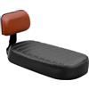 Generic Sostituzione del cuscino della sella della regolabile del sedile | Con Schienale No Slip Bike Sedile Passeggero per Bambini Piccoli Lungo Equitazione Outdoor City Street Bike Ciclismo Ragazzi