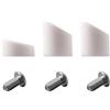 MEXWLOP Scooter Elettrico Parafango Posteriore Parafango Gancio Freno | Set fanale posteriore, per Xiaomi, Mi3 M365 PRO 2 1S