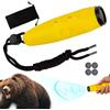 Generic Orso elettronico a 3 toni portatile 125dB 4 livelli di volume | Corno d'orso per la sicurezza per lo sport arbitro controllo folla sicurezza all'aperto campeggio arrampicata esplorazione