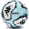 Kappa Helium 20.3C - Pallone da calcio a 32 pannelli, colore: bianco/nero | Pallone da calcio cucito a mano a 32 pannelli, pensato per l'allenamento, con logo e grafica Omini stampati.