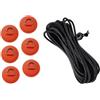 LeeQinersw Kit di Fissaggio con Anello a D per Kayak, Corda Elastica, Cordino Elastico per Stand up Paddleboard.