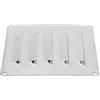 LRXIYODE Presa d'Aria Quadrata per Barca in Acciaio Inox 120x120 con Sistema di Ventilazione a Lamelle, Accessorio per Cucina Esterna e Yacht