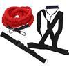 LABRIMP Jumping Workout Rope Training Stretch Rope Running Resistance Band 1 Set in lattice naturale per hotel e allenamento muscolare Colore Casuale