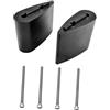LeeQinersw 2 Pezzi Riser Manubrio Bici Distanziali Set Cuneo Regolabile Spessori Adattatori Carbonio Altezza Adatto Time Trial Training Atletico Co, 40mm