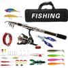 ZMdooreasy Carbonio Telescopico Rod Reel per Combo 1.8m Travel Set Carbon Telescopico