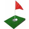 Baoblaze Golf Putting Tappetino Putt Golf Uso Interno Foro Integrato Bandierina Ben Visibile Superficie Verde Realistica Struttura Leggera Adatto per, Tappetino Da Golf In Erba Sintetica