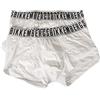 Dirk Bikkembergs Bikkembergs Boxer Uomo Confezione 2 Boxer Cotone elesticizzato Elastico a Vista Underwear Articolo BKK1UTR01BI BI Pack Trunk (M - EU M - US S - FR 3, White)