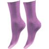 CALZE PRESTIGE (2 PAIA) Calzini donna a coste in pregiatissimo cotone 100% filo scozia - 100% Made in (Brescia) Italy