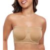 DotVol Reggiseno a Fascia Senza Ferretto per Donna | Reggiseno con ferretto, non imbottito, senza cuciture, con ferretto, senza spalline, antiscivolo, reggiseno